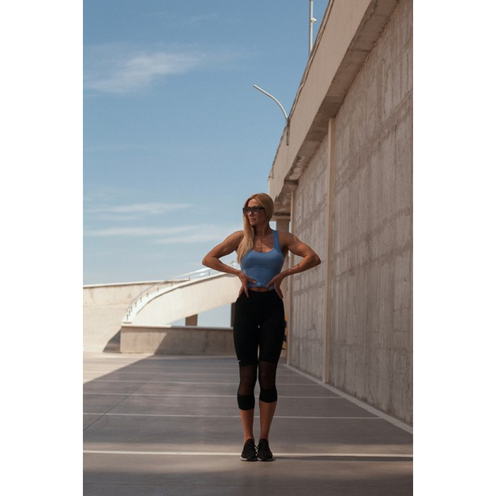 Майка Sporty Slim Fit Crop Tank Top 422 Light Blue