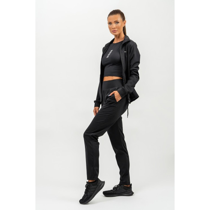 Кофта Nebbia Shiny Zip Up Workout Jacket SLEEK Black 481