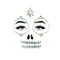 Прикраси для обличчя та грудей Leg Avenue Skeleton face and chest jewels O/S