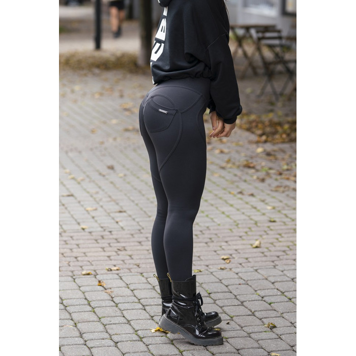 Штаны High Waist & Lifting Effect Bubble Butt pants Black 587