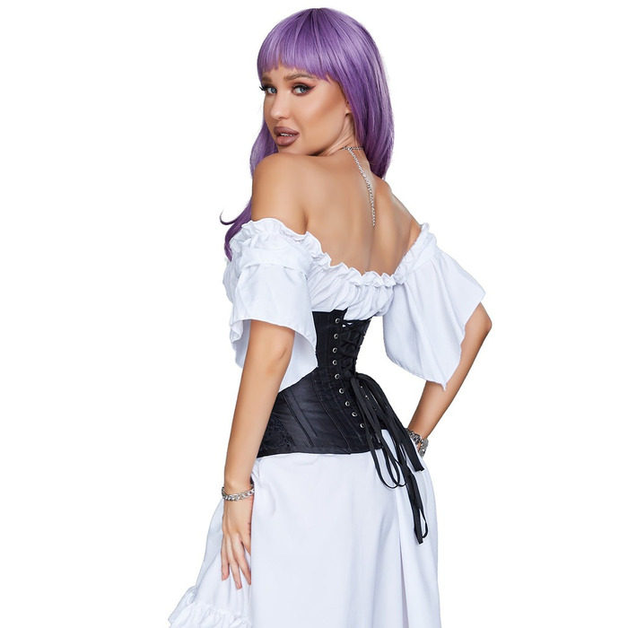 Корсет Star Night Corset с крючками и шнуровкой, черный, M (без коробки)