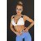 Топ NEBBIA LACE-UP SPORT BRA 694 White