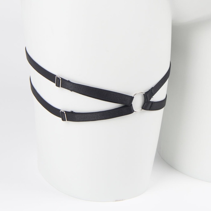 Комплект белья с лифом-бантом Star Night, черный, XS-S