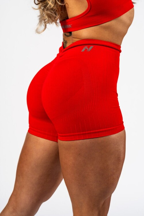 Шорти Nebbia High Waisted Push-Up Shorts TOTALLY SEAMLESS Red 304