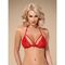 Бюстгальтер Obsessive 838-bra-3 bra red S / M