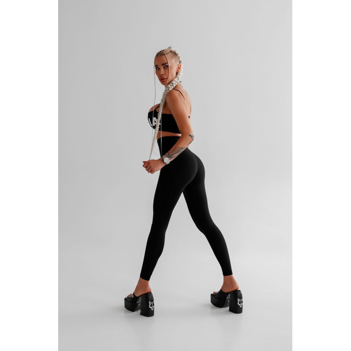 Легінси Nebbia High waisted gym leggings GLUTE CHECK Black 613