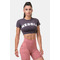 ТОП SHORT SLEEVE SPORTY CROP TOP MARRON 584