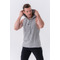 Майка Nebbia Fitness Tank top with a hoodie Light Grey 323