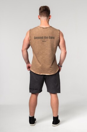 Безрукавка Nebbia Washed-off Tank Top BEASTIN' Light Brown 361