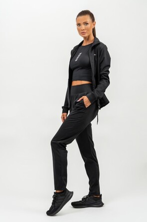 Кофта Nebbia Shiny Zip Up Workout Jacket SLEEK Black 481