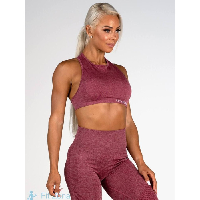Топ Ryderwear Seamless Sport Bra Burgundy