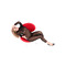 Комбінезон з відкритою спиною Kinky Diva Tempting Catsuit в сіточку, чорний, One Size