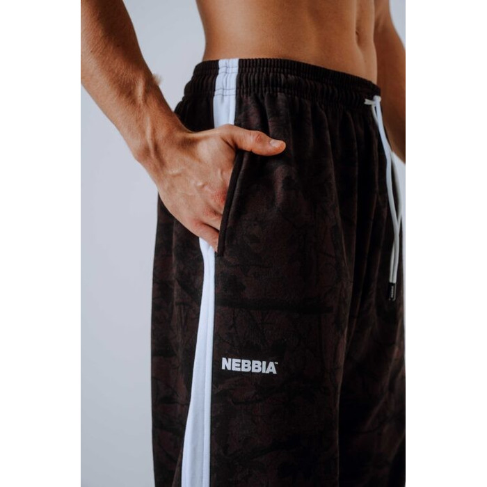 Штани Nebbia Relaxed Sweatpants POWER Dark Brown Camo 904