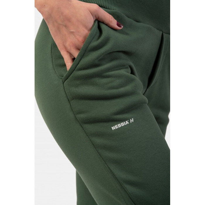 Штани High-Waist Loose Fit Sweatpants 'Feeling Good' 409 Dark Green