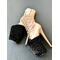Защитные накладки для обуви Velvet Shine для Pole Dance Heels — блеск, защита и сценический эффект, черные в горошек