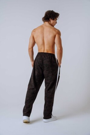 Штани Nebbia Relaxed Sweatpants POWER Dark Brown Camo 904