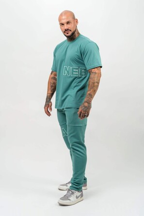 Футболка Nebbia Loose T-shirt DEDICATION Green 709