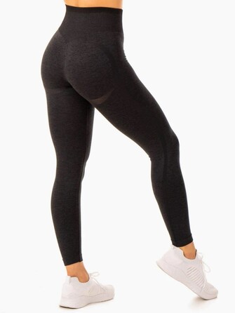 Леггинсы Excel Seamless High Waisted Leggings - Black Marl