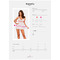 Пеньюар із трусиками Obsessive Heavenlly babydoll & thong XS/S