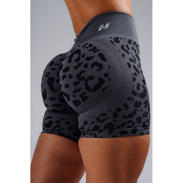 Шорти Nebbia Push-Up Compression Leopard Shorts PRIMAL Black Leopard 856