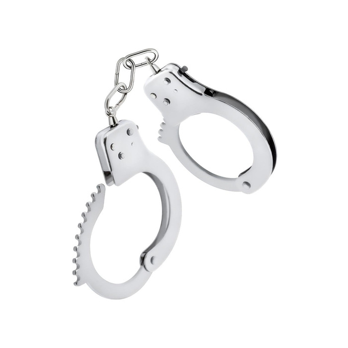 Наручники Blush Temptasia з ключами, сріблясті, 27 см