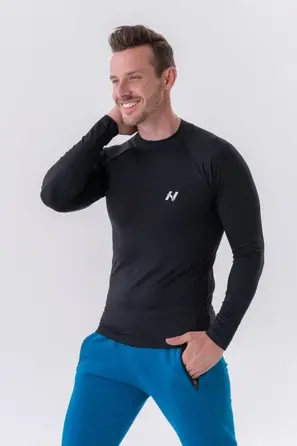 Лонгслів Functional T-shirt with long sleeves 'Active' Black 328