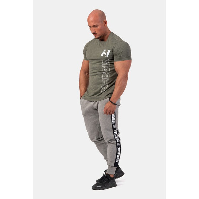 ФУТБОЛКА VERTICAL LOGO NEBBIA T-SHIRT KHAKI 293