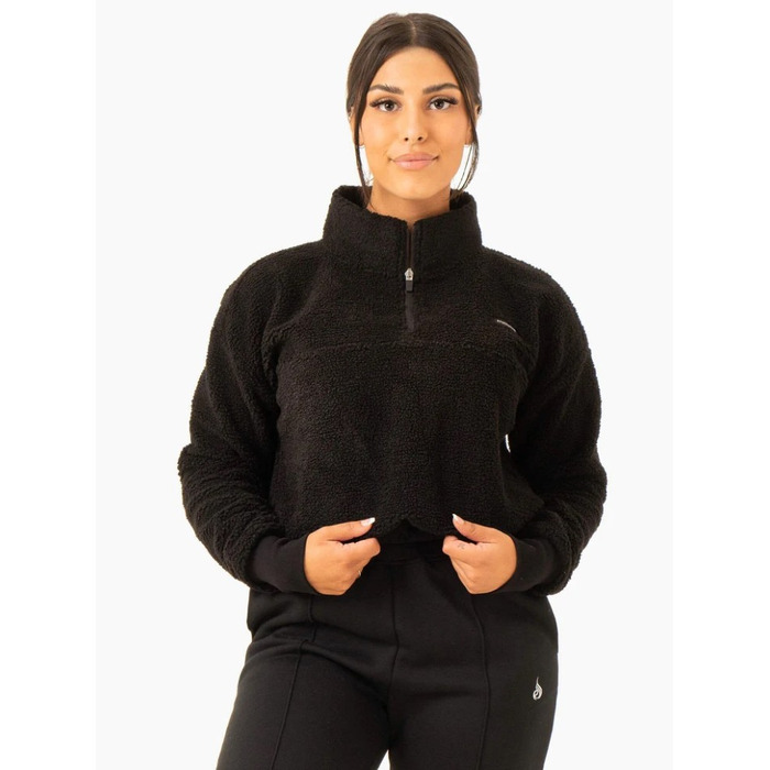 Толстовка Off Duty Teddy Half Zip - Black