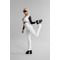 ЛЕГІНСИ WHITE LEGGINGS WITH RUFFLED WAISTBAND