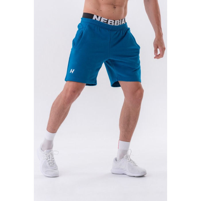 Шорти Relaxed-fit Shorts with Side Pockets BLUE 319