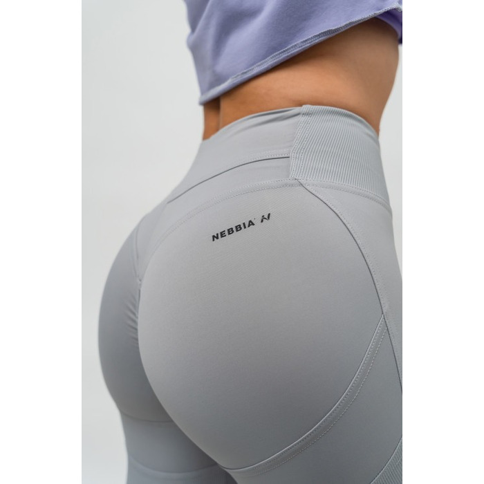 Легінси Nebbia High Waisted Shaping Leggings Glute Pump Grey 247 Light Grey