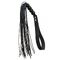 Батіг з силікону ручка 4 кульки FLOGGER BLACK