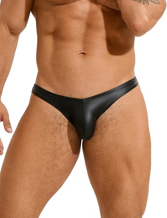 Сексуальные виниловые мужские трусы Star Night цвет черный, L