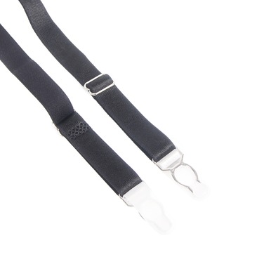 Мужской пояс кружевной с подвязками Star Night черный, S