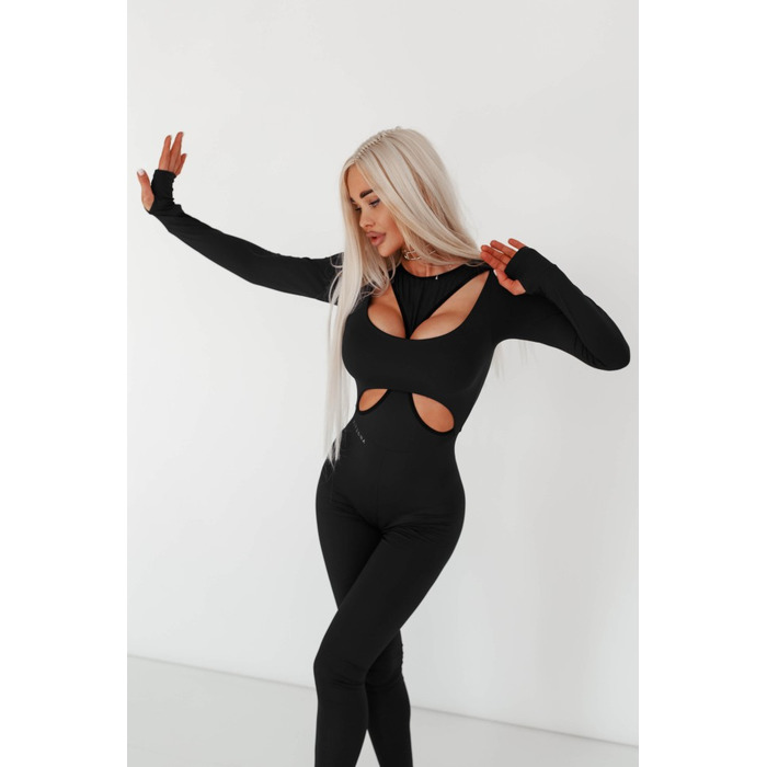 Комбинезон Fitzona Jumpsuit Fitness Black MACFTZ5409