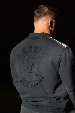 Бомбер Nebbia Washed Men's Bomber Jacket LEGEND Black 794