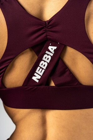 Топ Nebbia Sports Bra STRONG BEAUTY Dark Red 424