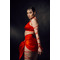 SKINN top Red silk_ червоний біфлекс шовк