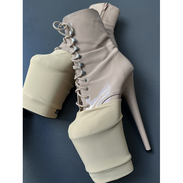 Захисти для Взуття Matte Stretch для Pole Dance Heels Захист та Стиль - бежевий