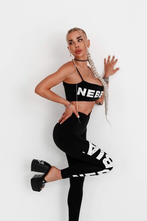 Легінси Nebbia High waisted gym leggings GLUTE CHECK Black 613