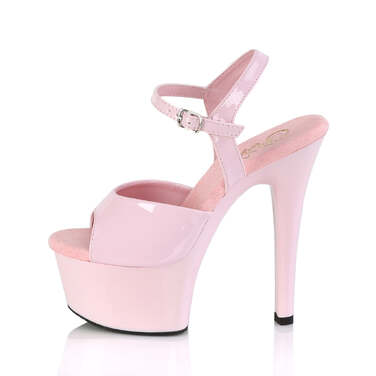 Босоножки Aspire-609, каблук 6 дюймов, ремешок на щиколотке 2 1/4 дюйма, цвет нежно-розовый
