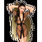 Прозорий халат Penthouse Midnight mirage black (XL)