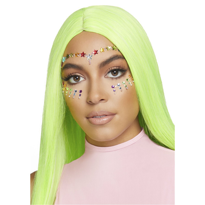 Алмазная наклейка Leg Avenue Jovi face jewels sticker O/S