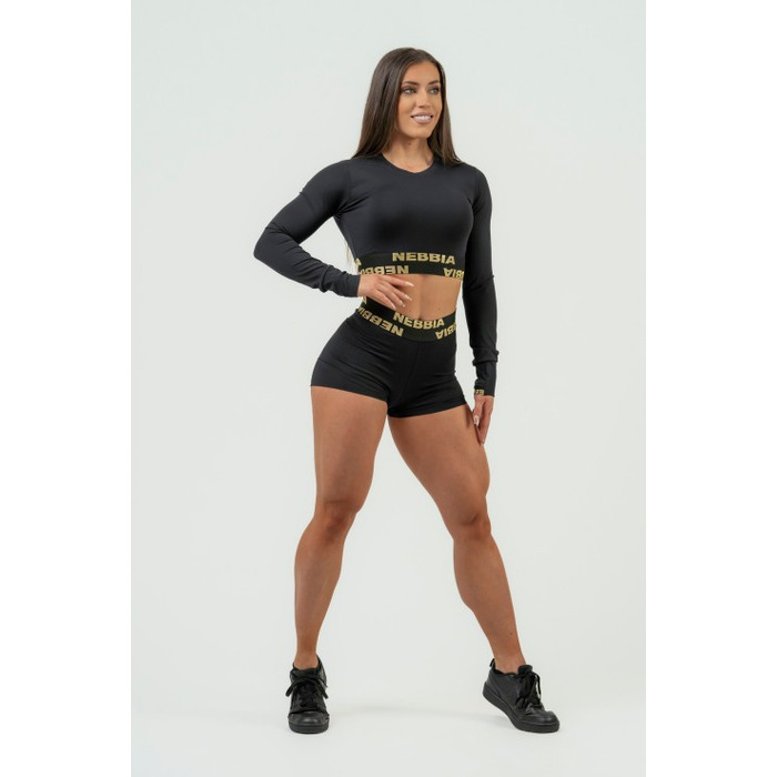 Шорти Nebbia Women's Compression High Waist Shorts INTENSE Leg Day Gold 832