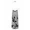 Сукня довга Divinity F312 Noir Handmade, з глибоким декольте, чорна, розмір M