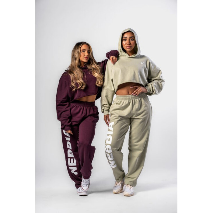 Штани Nebbia Loose-Fit Baggy Pants BOYFRIEND STYLE Dark Red 432