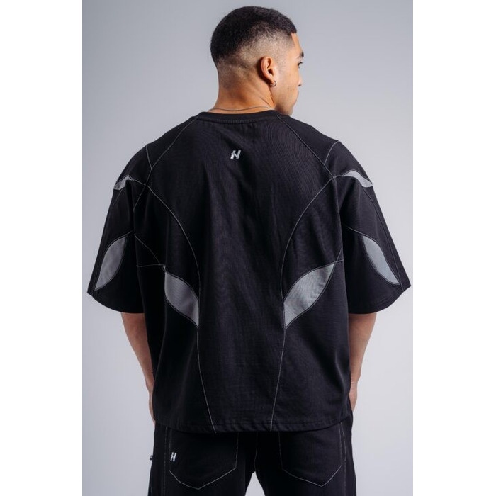 Футболка Nebbia Oversized Pump Cover T-Shirt PRIMAL Black 871