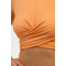 Топ Nebbia Cropped Long Sleeve Top ELEVATED Orange 468