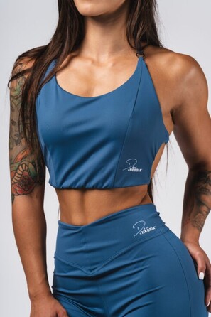 Топ Deni x NEBBIA Sports Crop Tank Blue 309