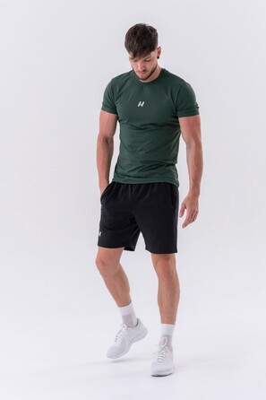 Футболка Nebbia Classic T-shirt 'Reset” Dark Green 327